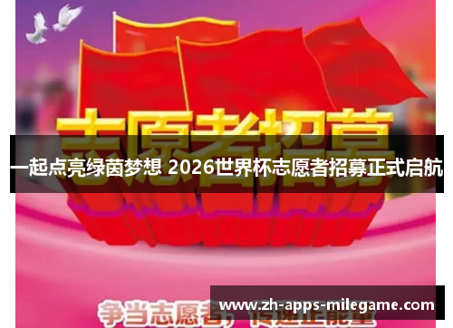一起点亮绿茵梦想 2026世界杯志愿者招募正式启航